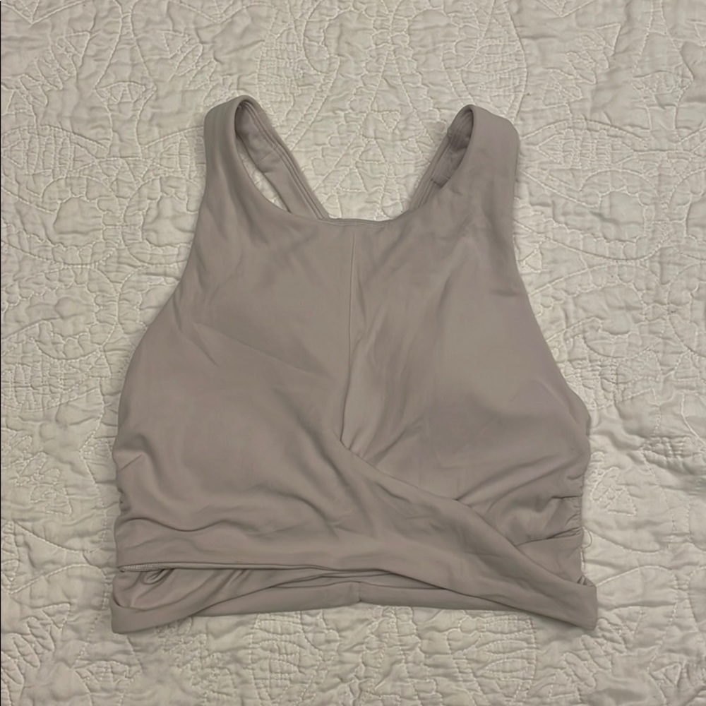 Lululemon off white sports bra